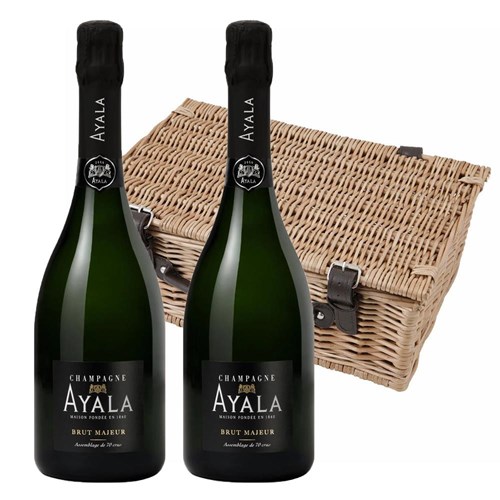 Ayala Brut Majeur Champagne NV 75 cl Twin Hamper (2x75cl)